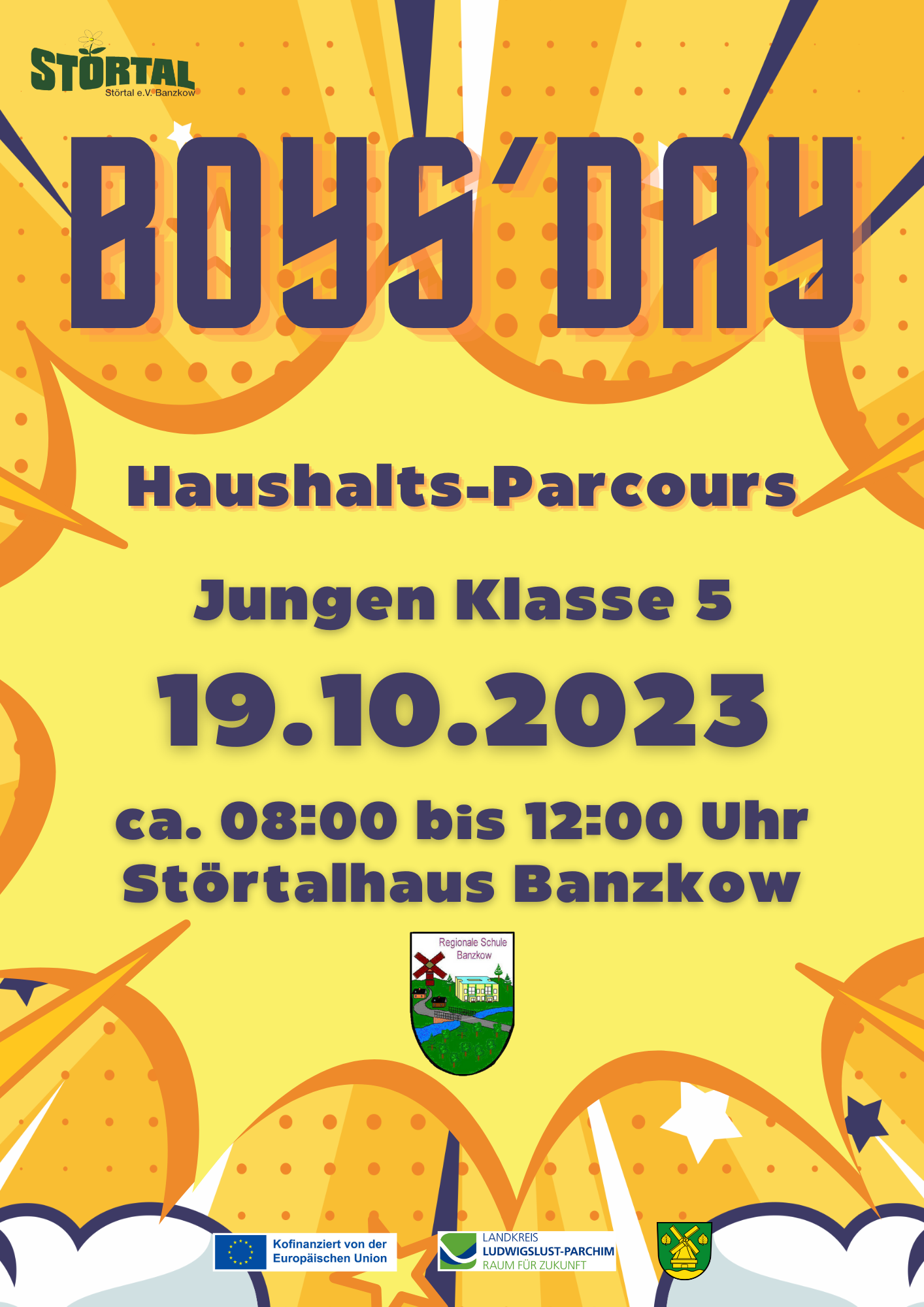 Boys´ Day 2023 im Störtalhaus Störtal e.V. Banzkow