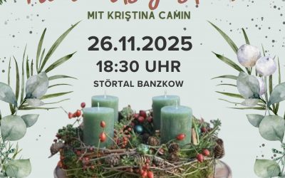 Adventsgesteck basteln